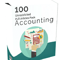 100 contable PLR Artículos Pack