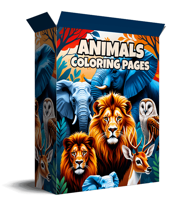 200+ Páginas para colorear animales para niños