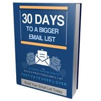 30 días para construir su lista de correo electrónico más grande