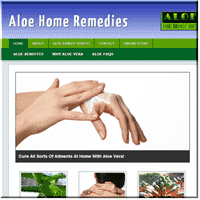 Sitio PLR de Remedios de Aloe