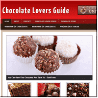 Blog PLR de Chocolate
