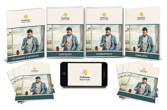 Clubhouse App Para Plantillas de Marketing