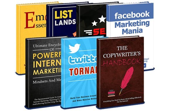 Colección de 7 libros electrónicos revender