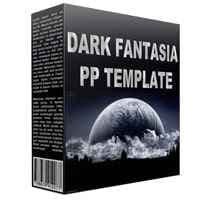 Plantilla de Power Point de Fantasia Oscura