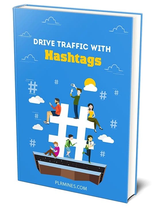 Tráfico de conducir con hashtags