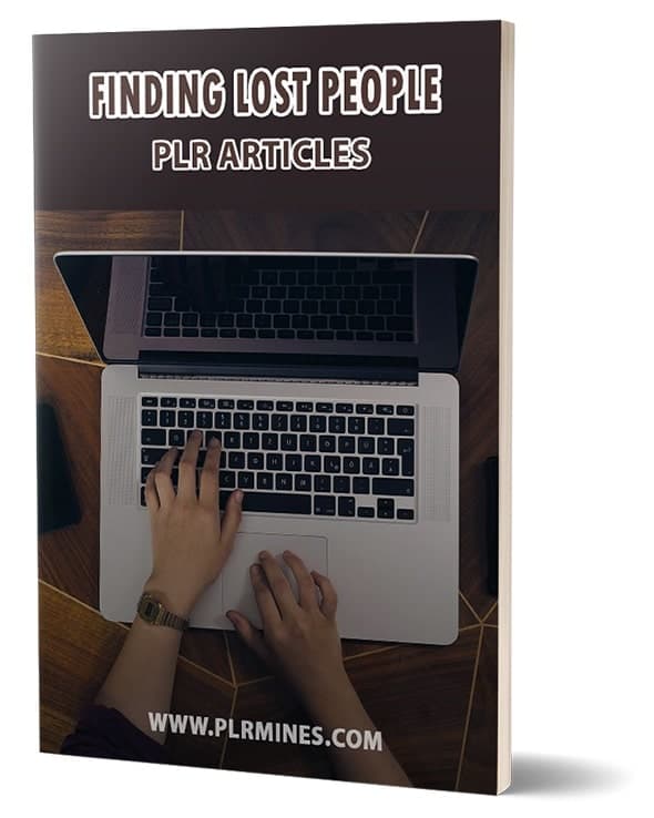 Encontrar personas perdidas PLR Artículos