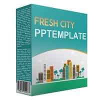 Plantilla de Powerpoint Multipropósito de la ciudad fresca