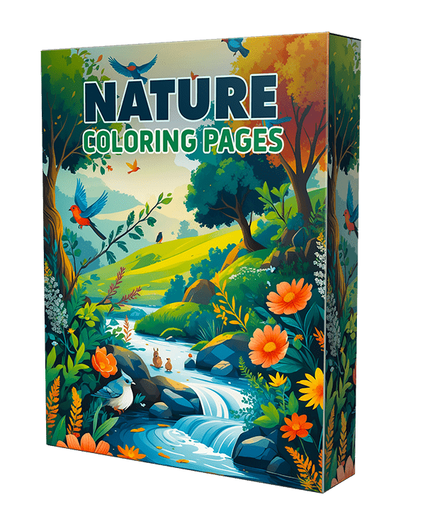 Páginas para colorear naturaleza para niños