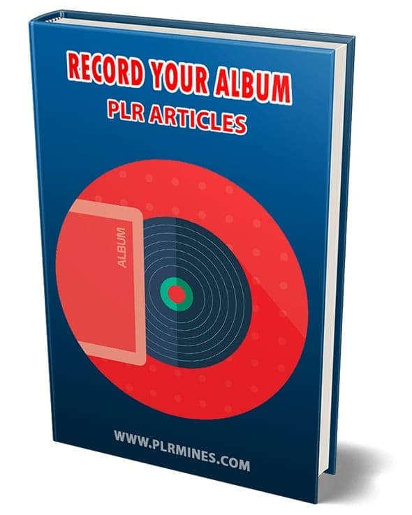 Grabar su álbum PLR Artículos