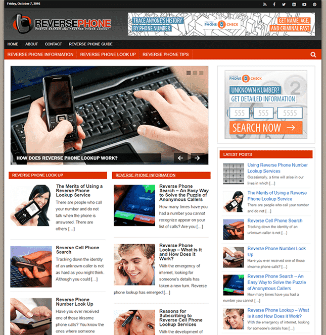 Inversor de teléfono PLR Blog
