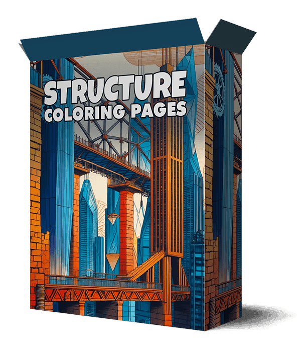 Estructura y Arquitectura Páginas para colorear