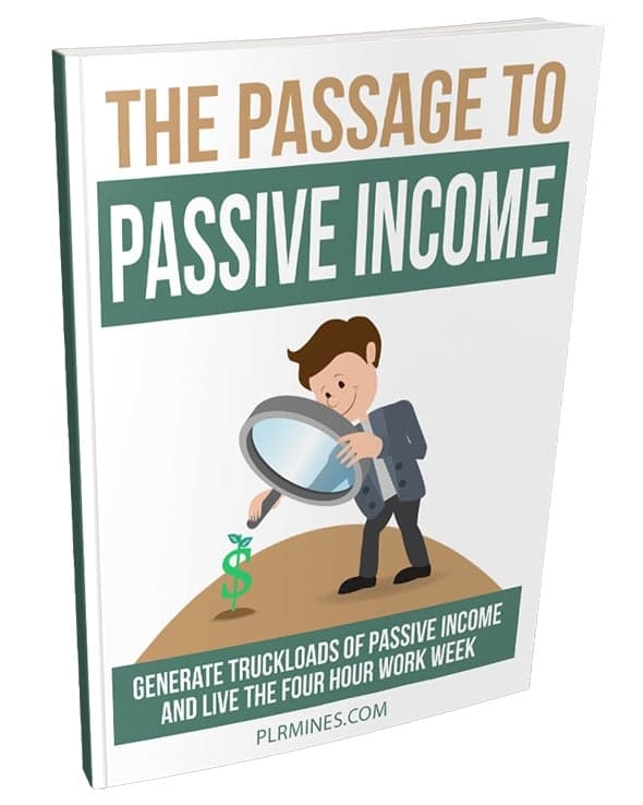 El paso a los ingresos pasivos eBook con PLR