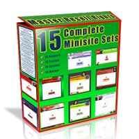 15 Minisite Sets completos