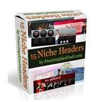 15 paquete de cabeceras Niche