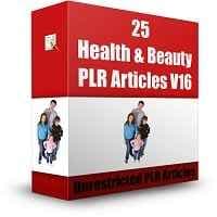 25 Salud y Belleza PLR Artículos V16