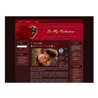 Chocolate Valentine HTML y WordPress Tema