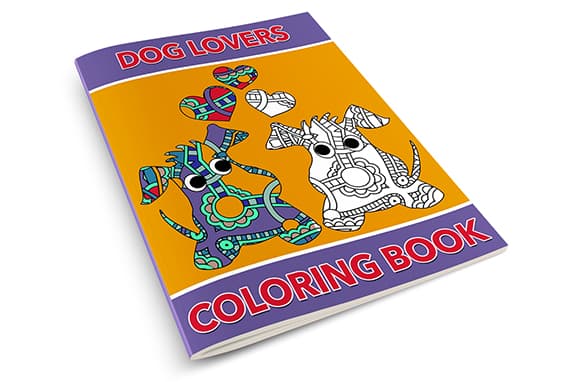 Amantes de perros Libro para colorear