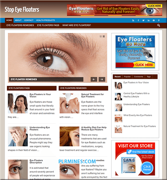 Ojo Floaters WP Blog