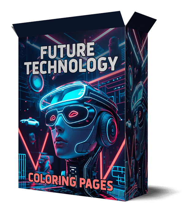 Future Technology Coloring Pages for Kids