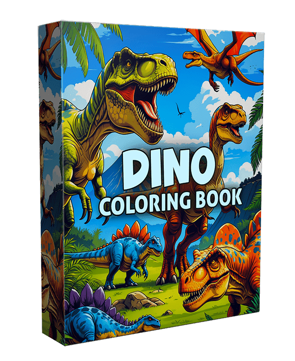 Libro para colorear dinosaurio imprimible